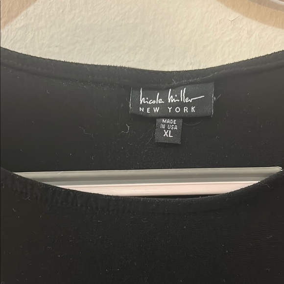 Nicole Miller Black Tiered Dress XL - Picture 4 of 7